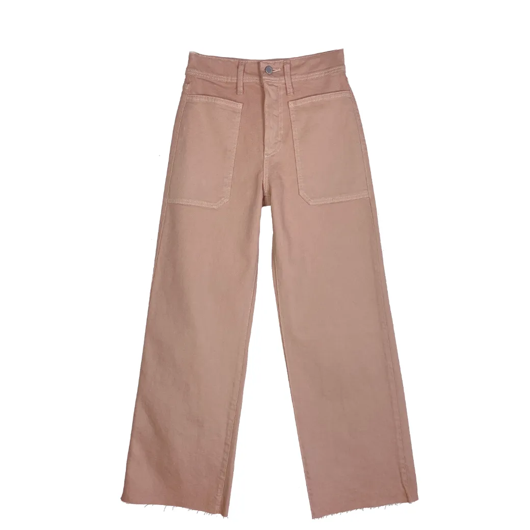 High Rise Sailor Jeans - Terracota