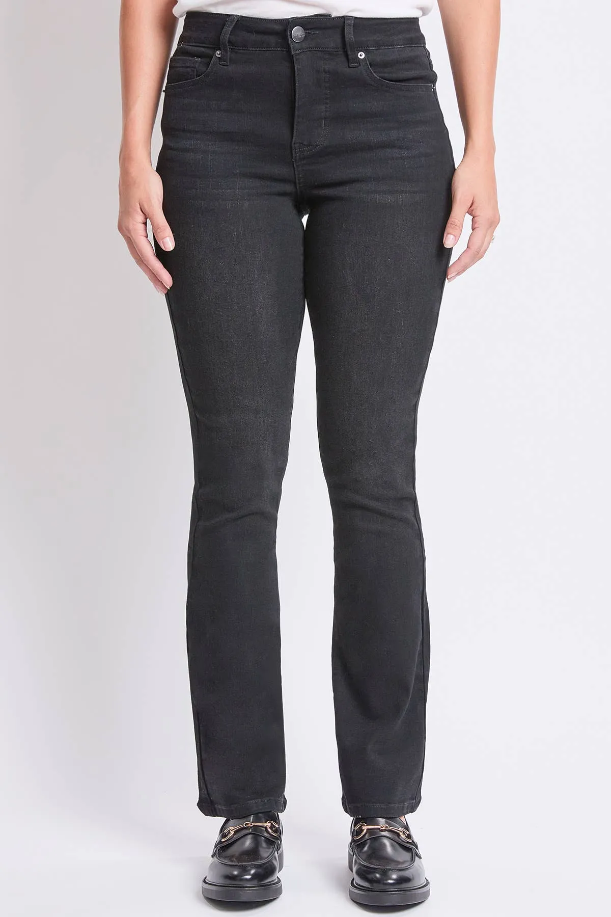 High Rise Slim Bootcut Jeans