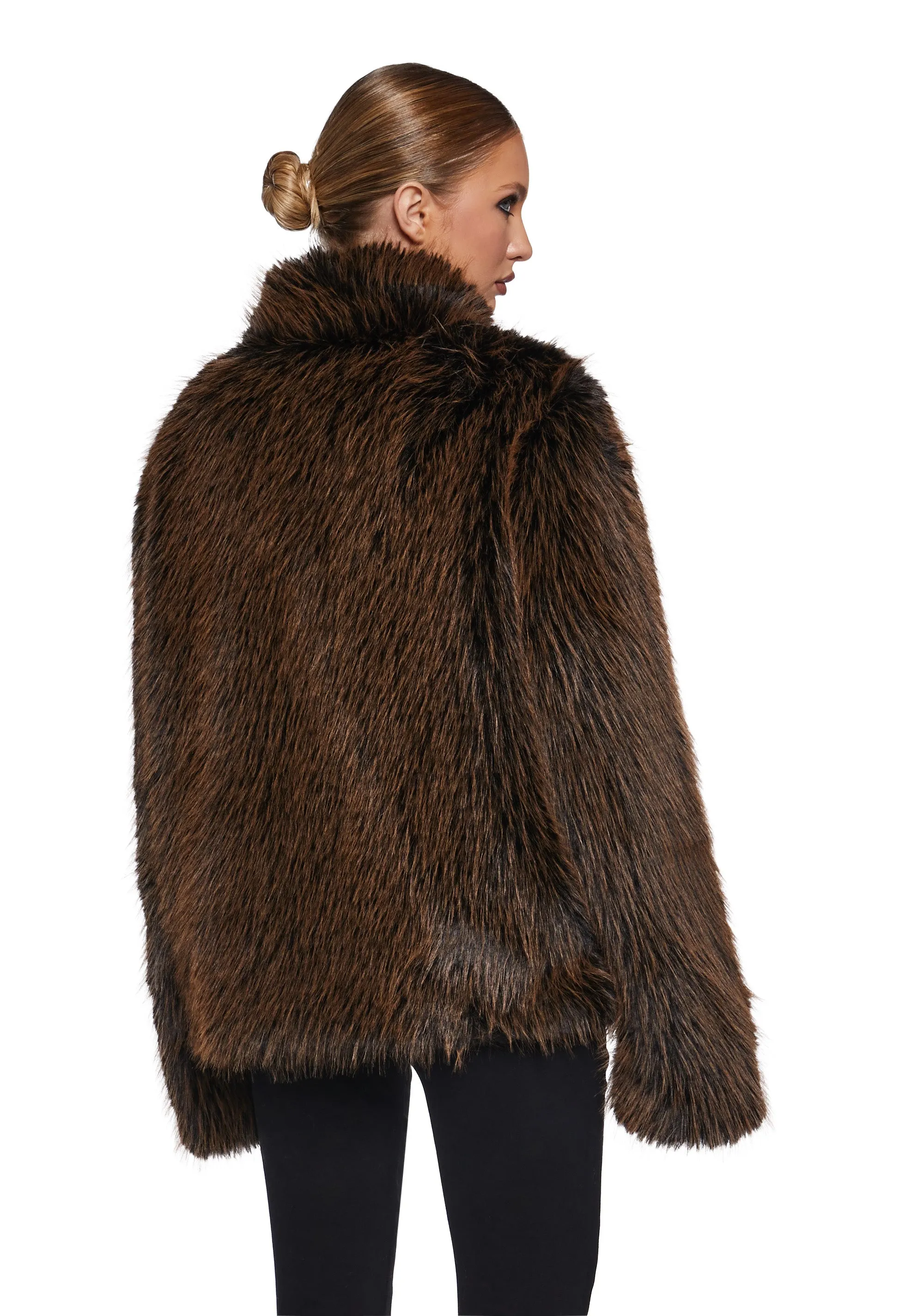 High Society Babe Faux Fur Coat