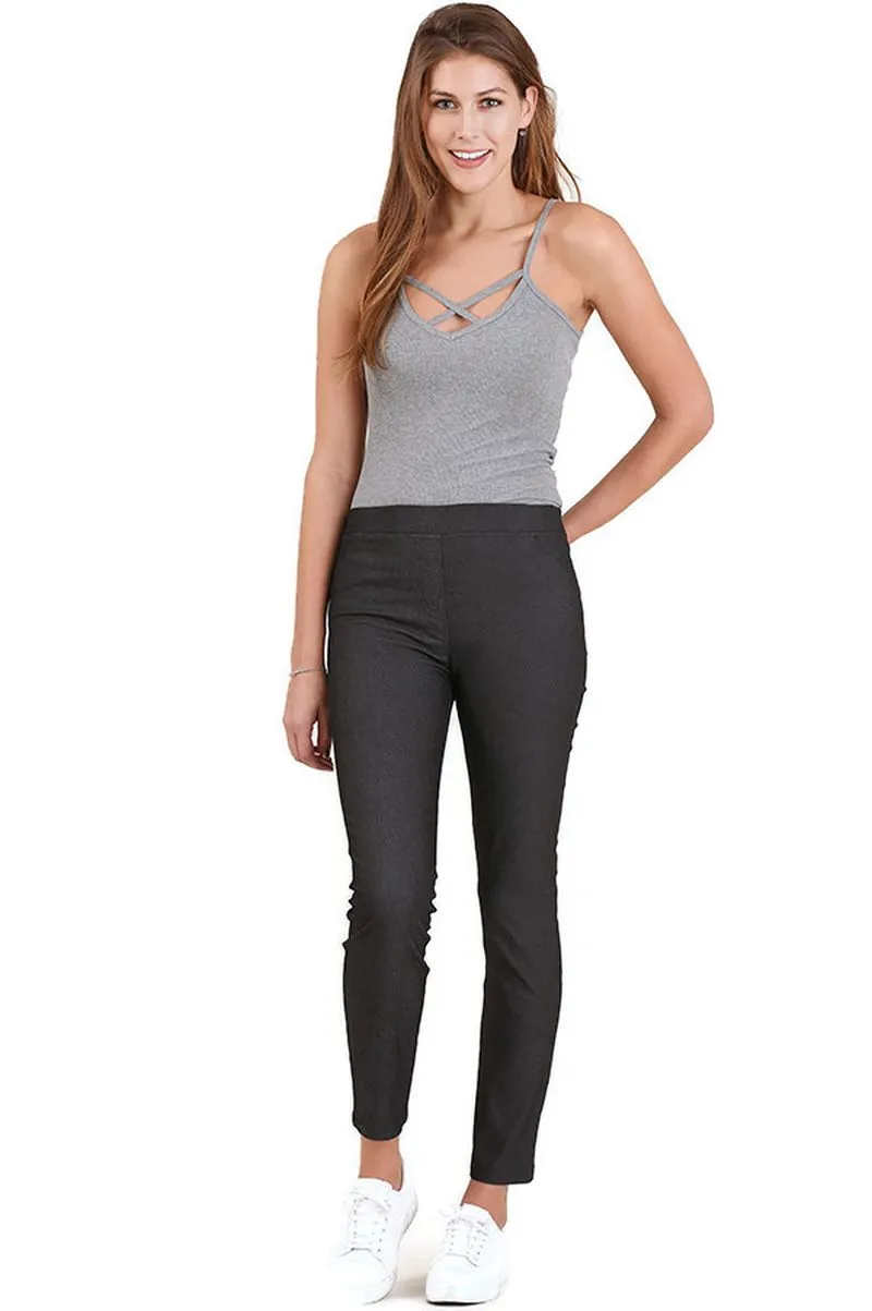 High Waist Jeggings, Black