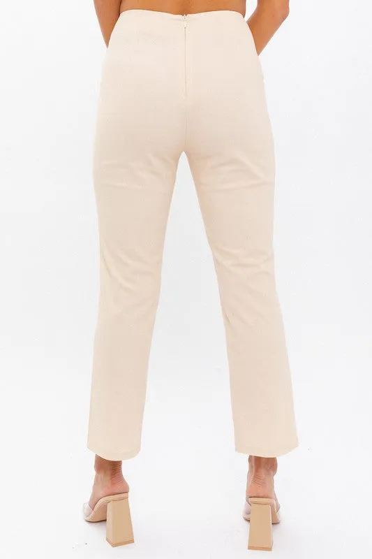 High-Waisted Crop Pants - Online Exclusive