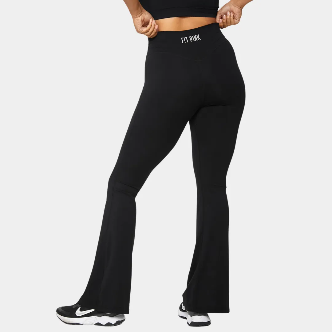 High Waisted Flared Leggings