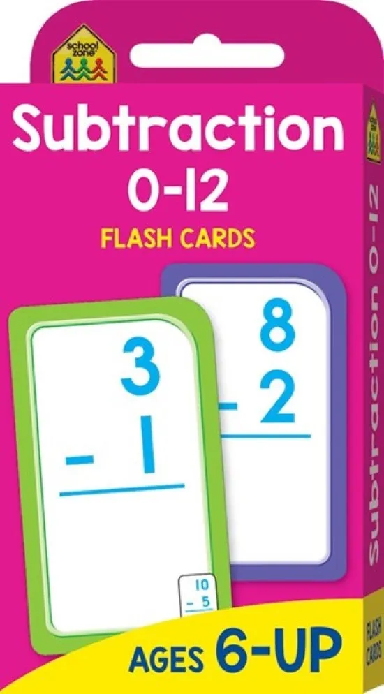 Hinkler Flash Cards : Subtraction