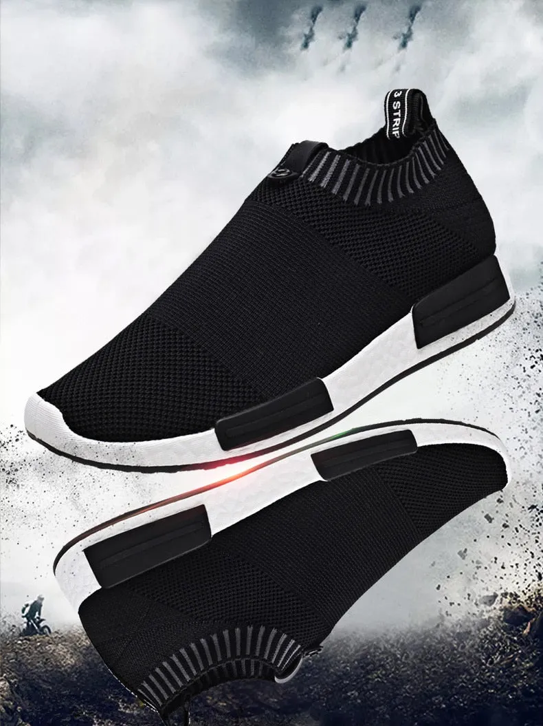 Hnzxzm Men's Slip on Sock Sneakers 38-47 Super Light Breathable Mens Shoes Men Walking Jogging Shoes Men Sneakers Casual Shoes for Men