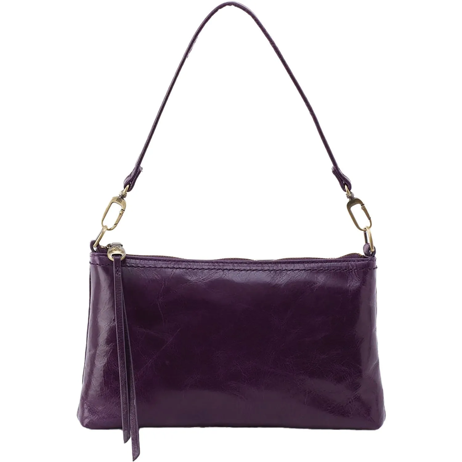 Hobo Darcy Purple Polished Leather