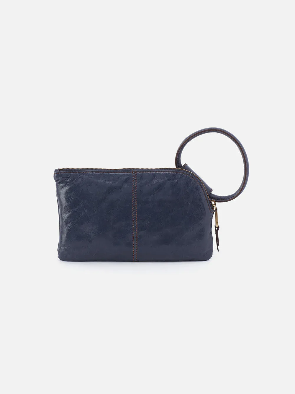 HOBO Sable Wristlet: Polished Leather