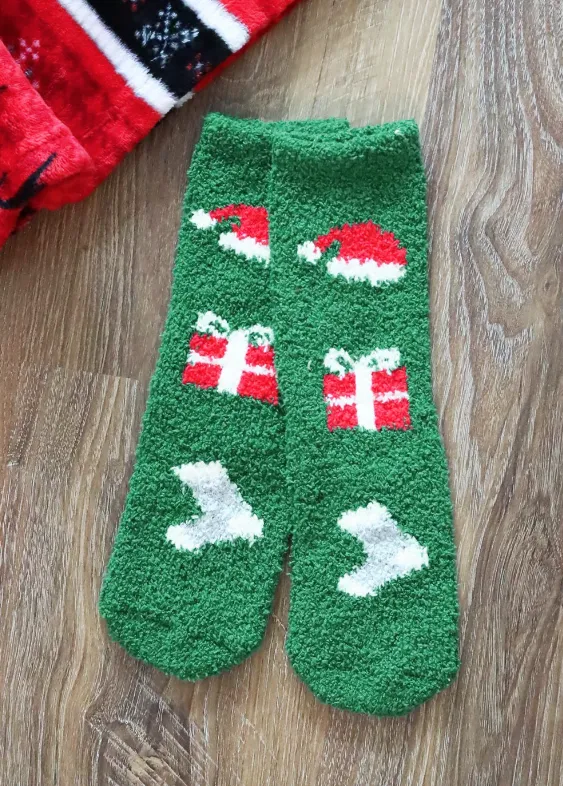 Holiday Fuzzy Socks