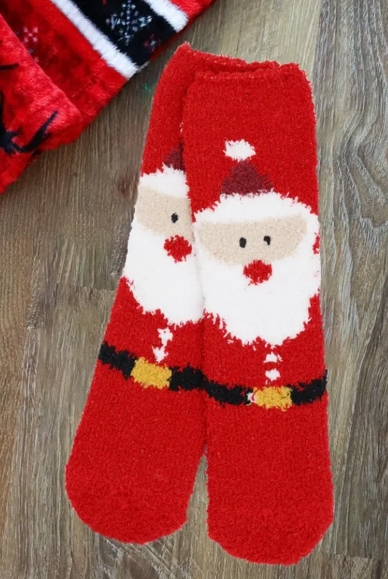 Holiday Fuzzy Socks