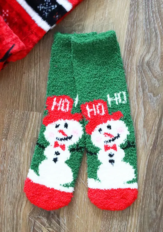 Holiday Fuzzy Socks