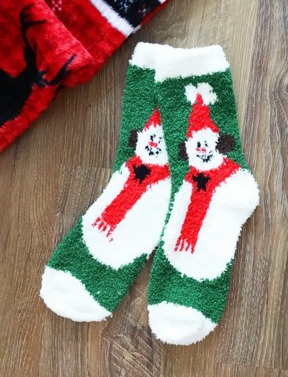 Holiday Fuzzy Socks