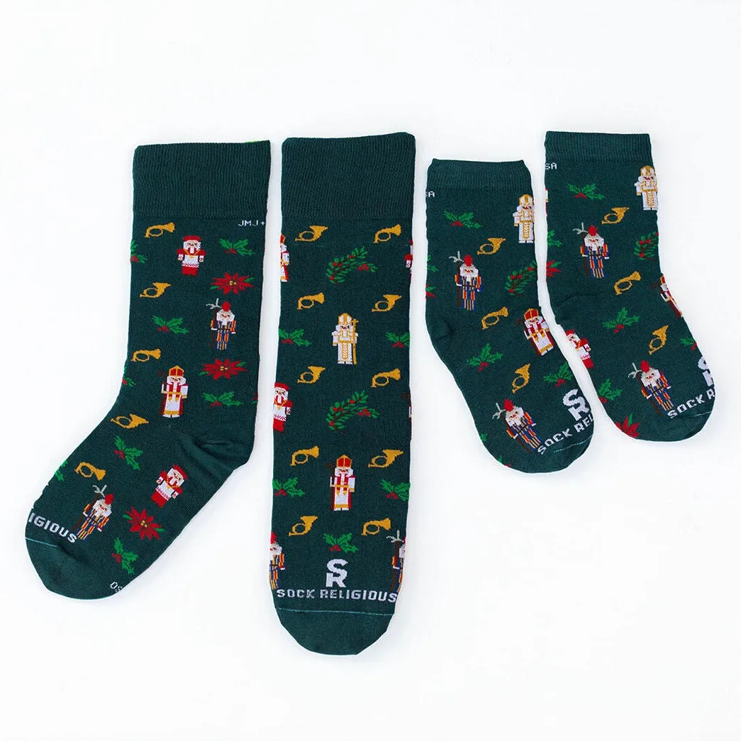 Holy Nutcrackers Adult Socks