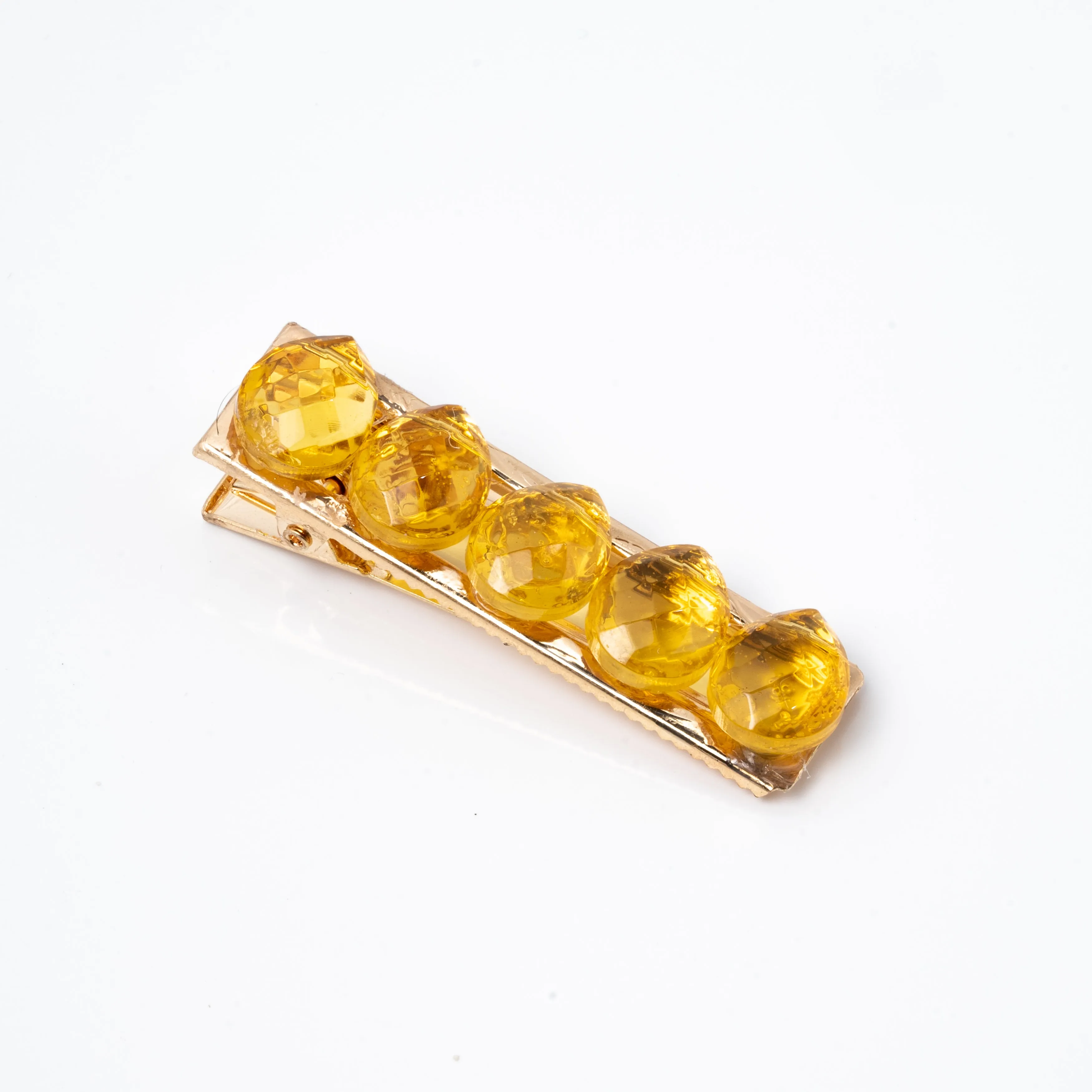 Honey Gold Teardrop Hair Clip