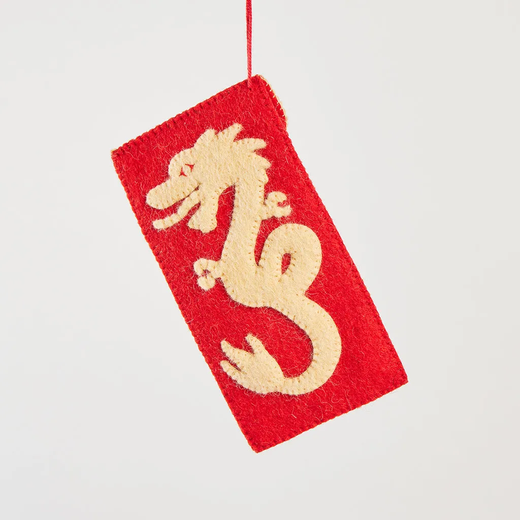 Hong Bao Lucky Red Envelope Ornament