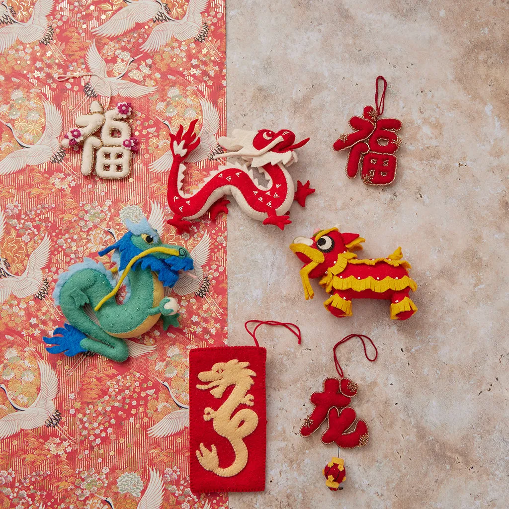 Hong Bao Lucky Red Envelope Ornament