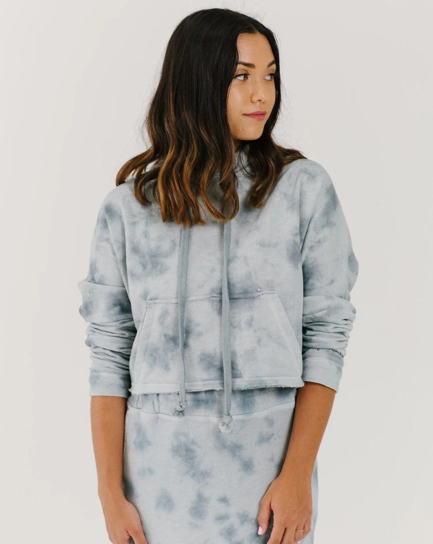 Hooded Organic Sweatshirt | Ocean Mist