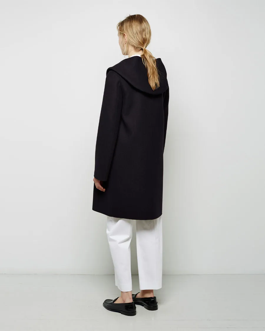 Hooded Wrap Coat