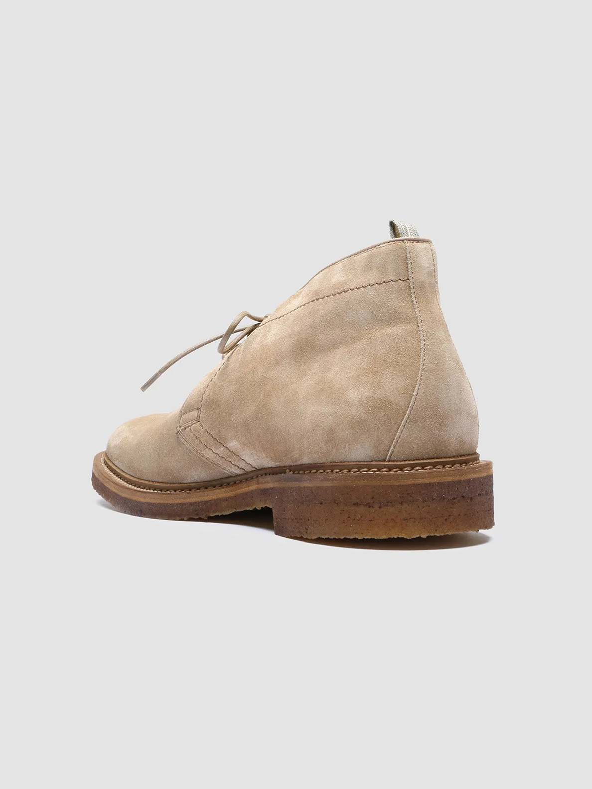 HOPKINS CREPE 114 - Taupe Suede Chukka Boots