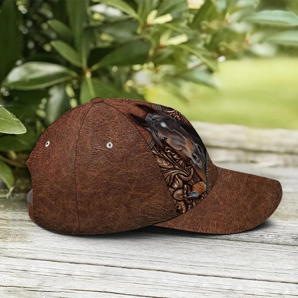 Horse Leather Style Baseball Cap Coolspod