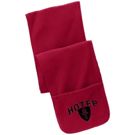 Hotep Fleece Scarf with Pockets