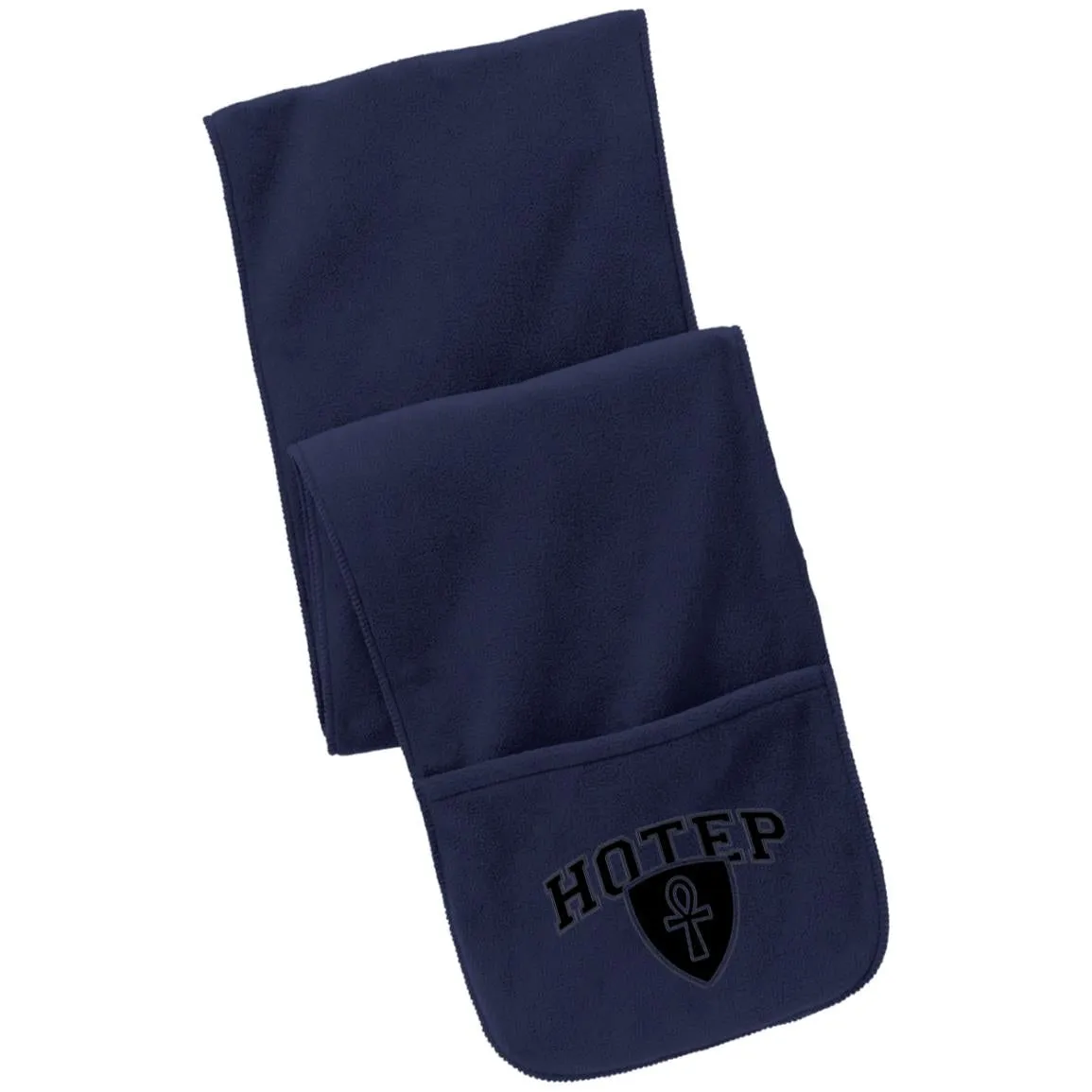 Hotep Fleece Scarf with Pockets