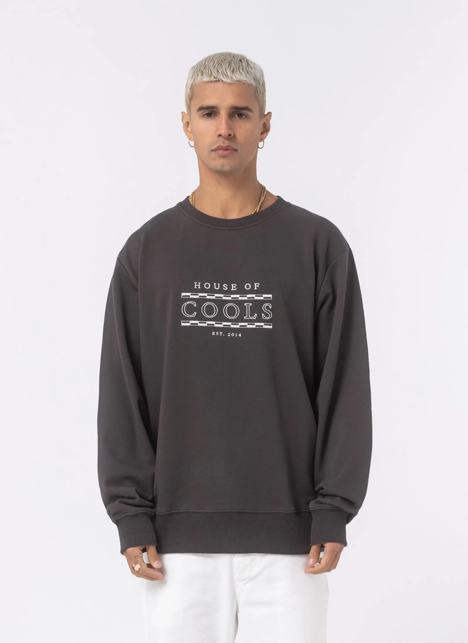 House Sweatshirt Pigment Black