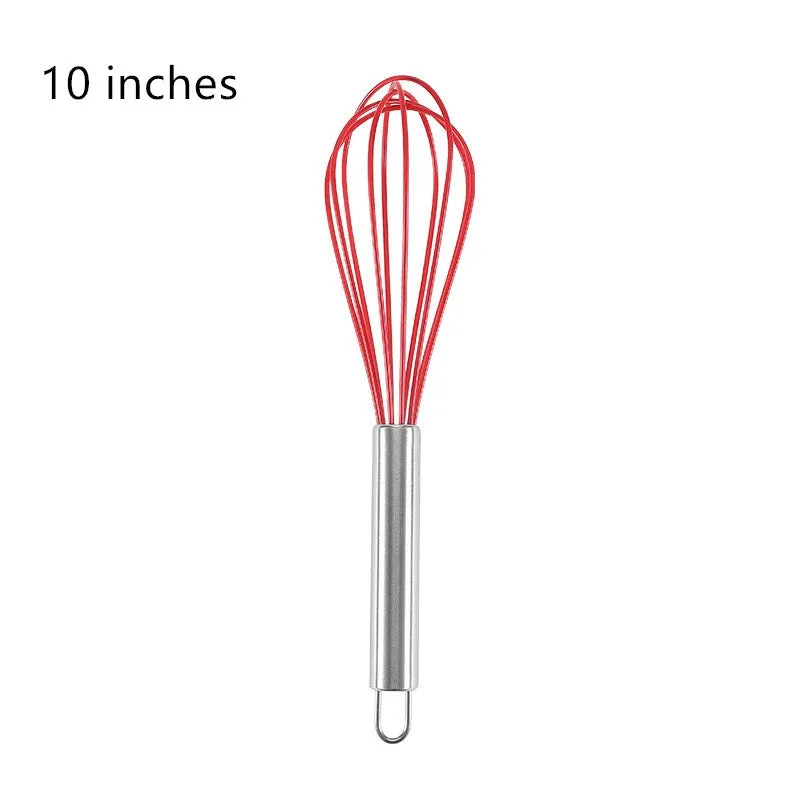 Household Mini Baking Whisk Silicone Cream Whisk