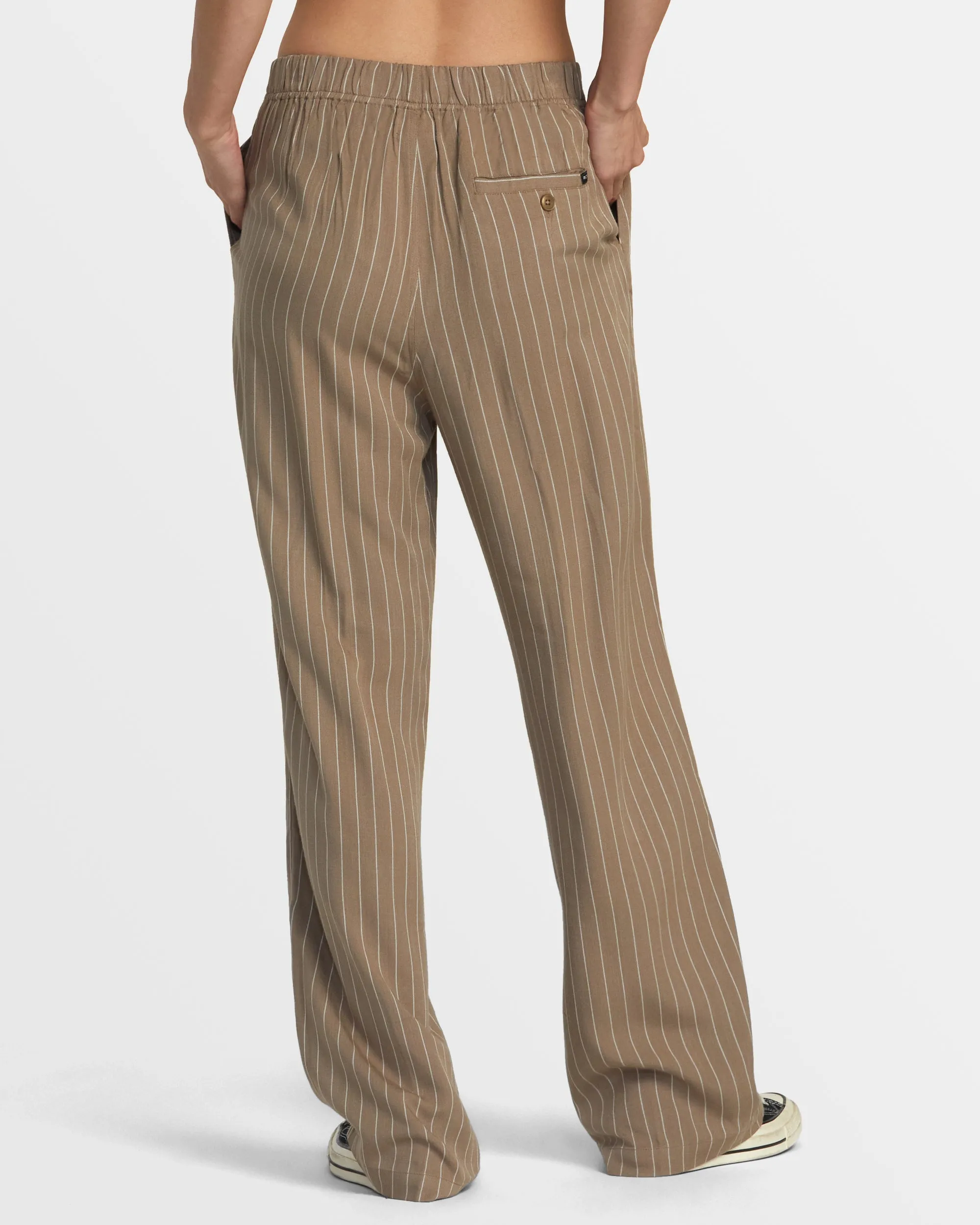 Hudson Wide Leg Pants - Dark Khaki