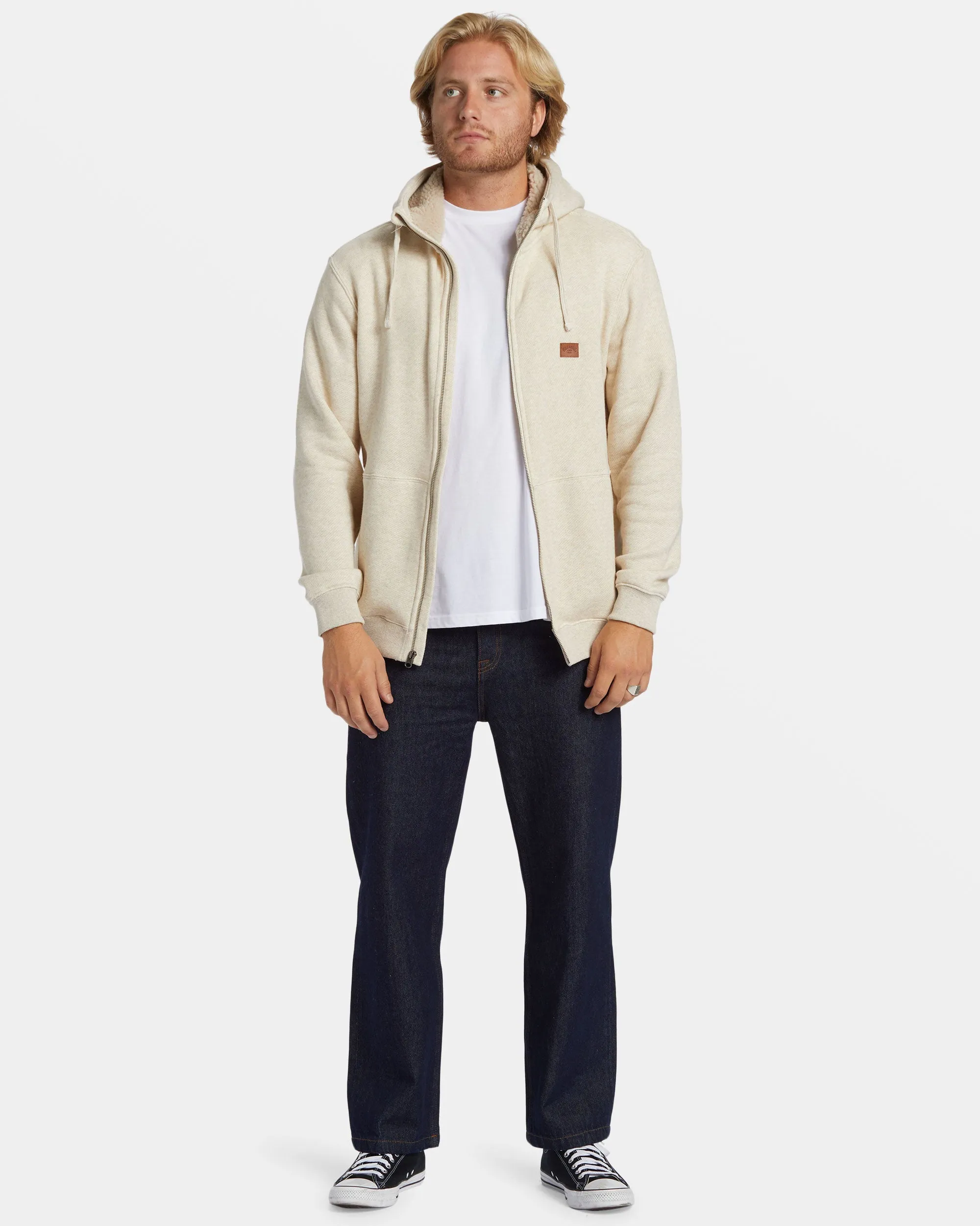 Hudson Zip-Up Hoodie - Oatmeal Heather