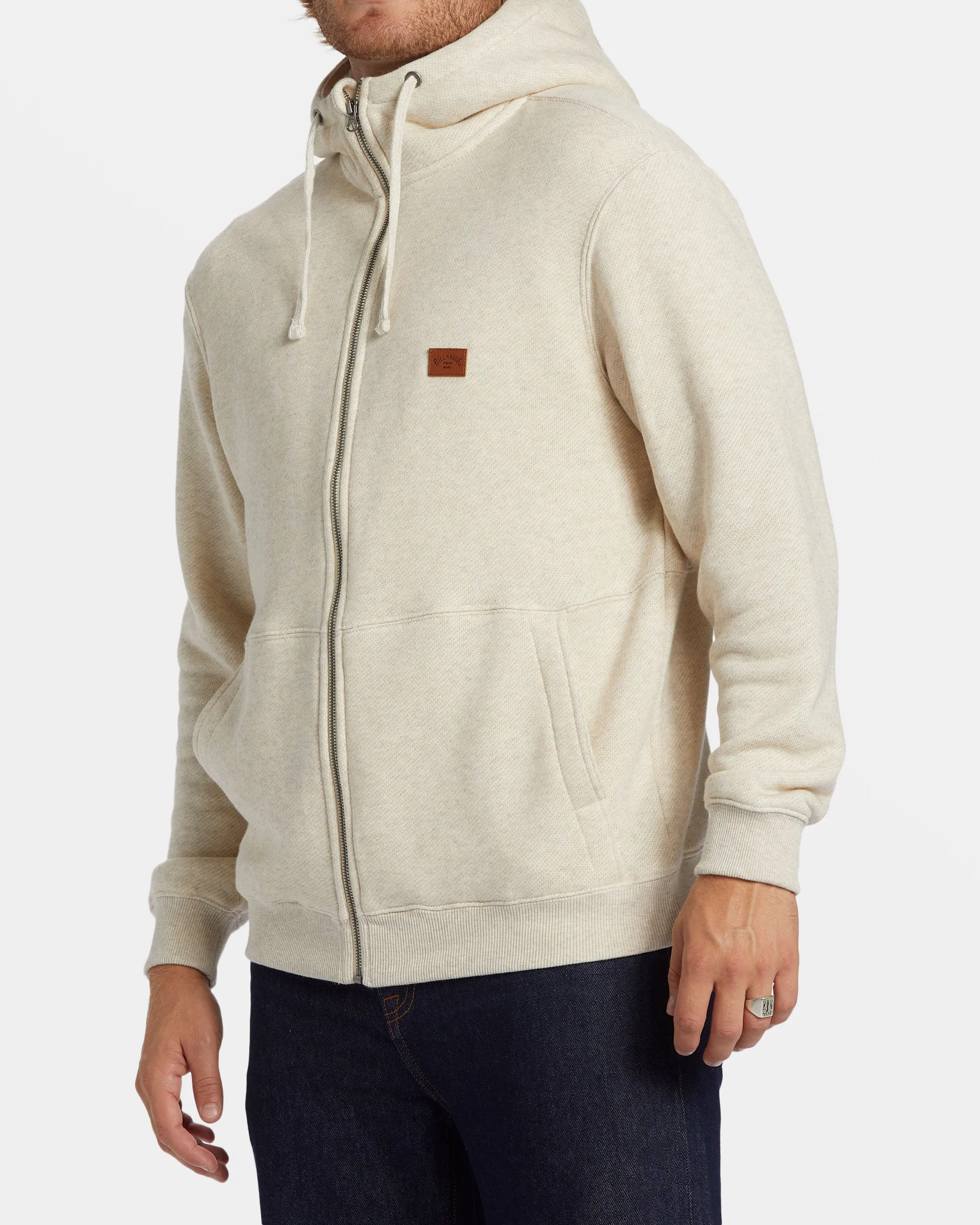 Hudson Zip-Up Hoodie - Oatmeal Heather