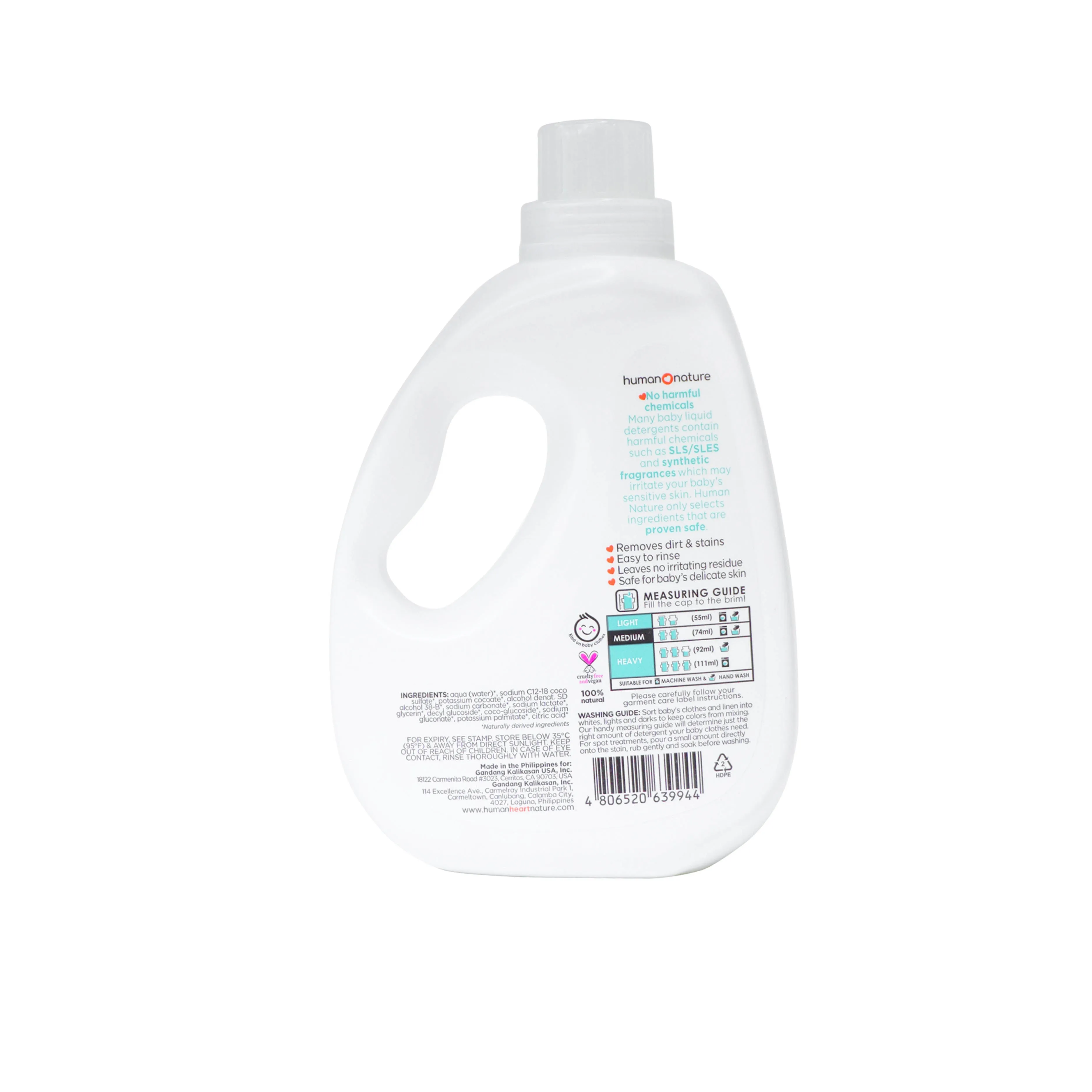 Human Nature Natural Liquid Detergent 950ml