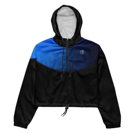 Humble Sportswear™ Women’s Fire Blue Cropped Windbreaker