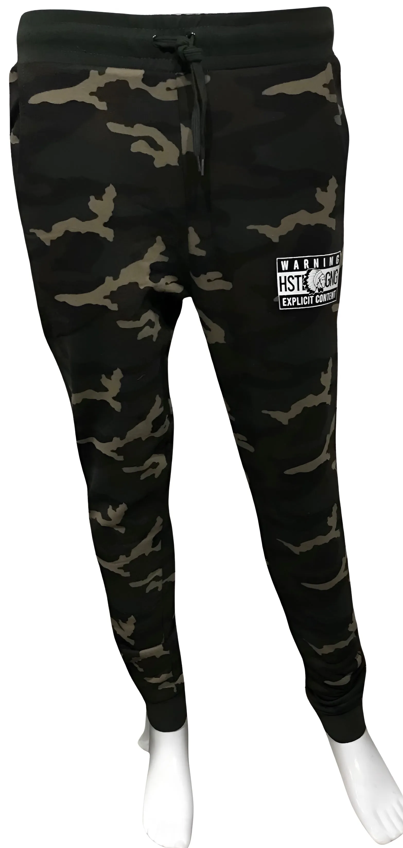 ^HUSTLE GANG^ (CAMOUFLAGE) ~EXPLICIT CONTENT~ JOGGER SWEATPANTS