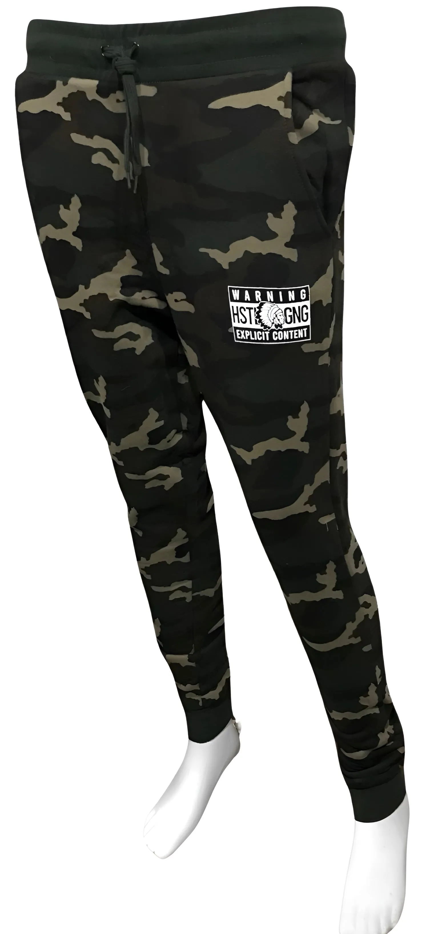 ^HUSTLE GANG^ (CAMOUFLAGE) ~EXPLICIT CONTENT~ JOGGER SWEATPANTS