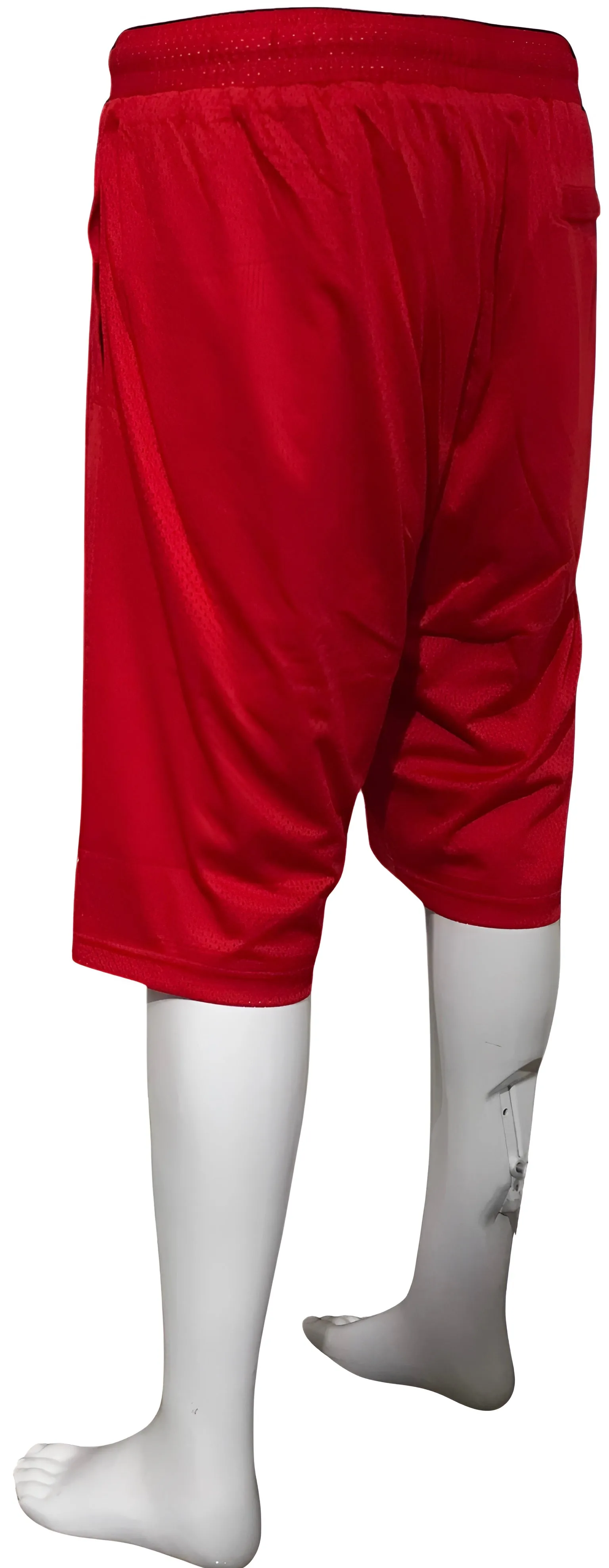 ^HUSTLE GANG^ (RED) ~CHAMPION~ KNIT BASKETBALL SHORTS