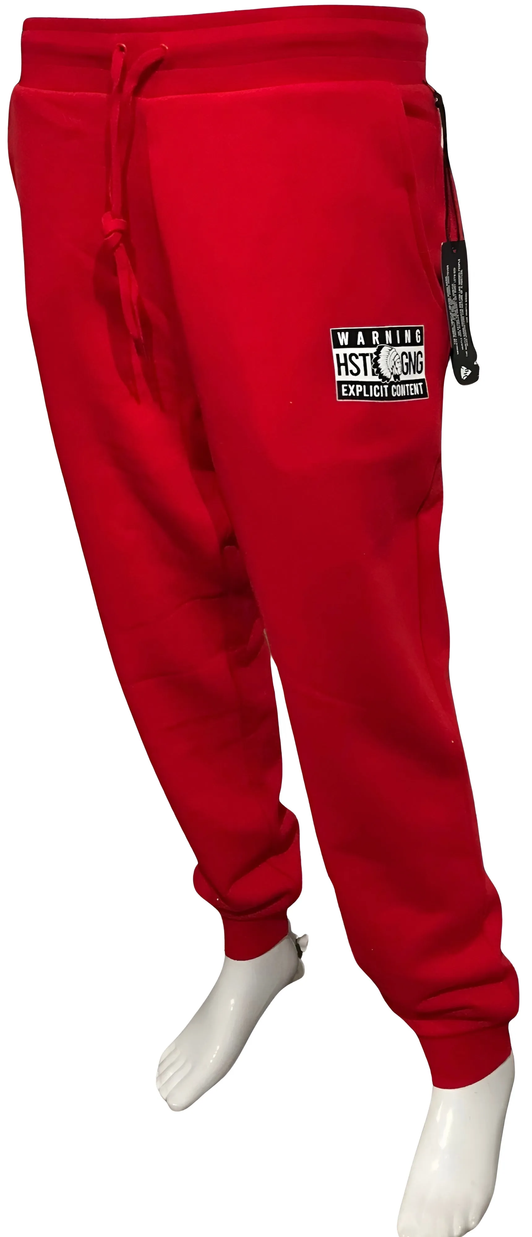 ^HUSTLE GANG^ (RED) ~EXPLICIT CONTENT~ JOGGER SWEATPANTS