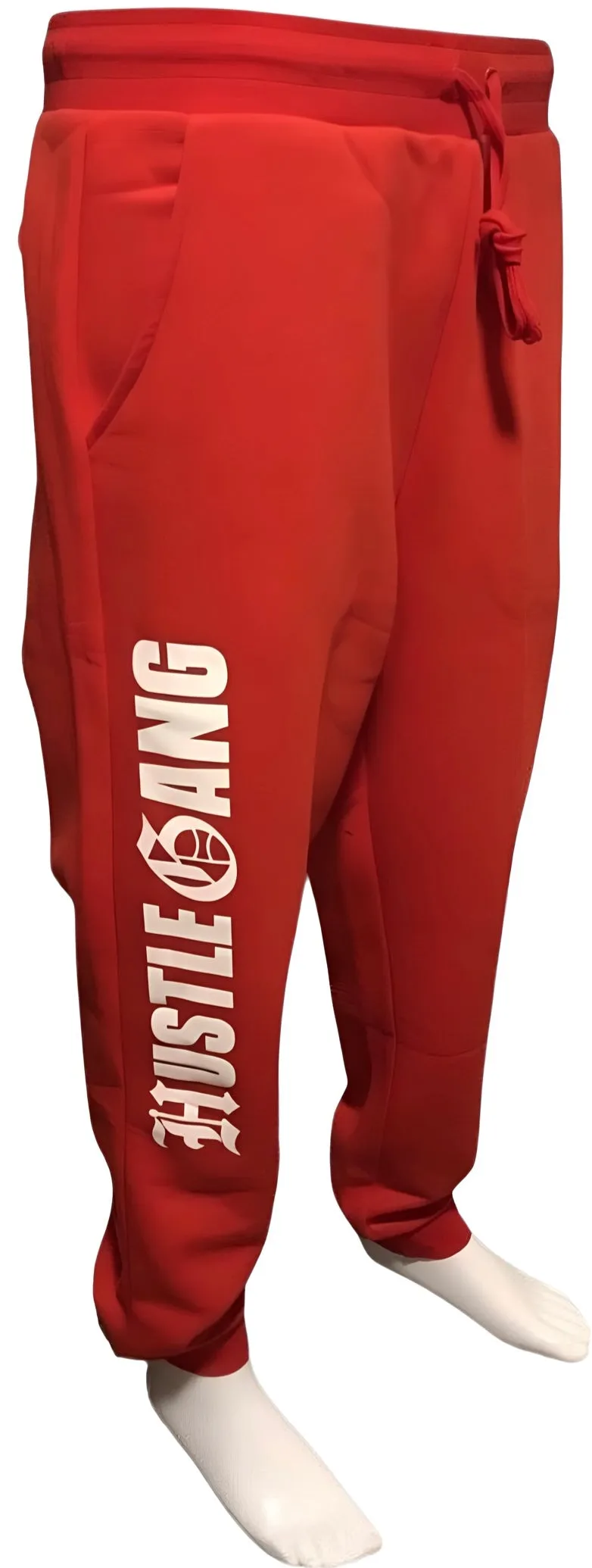 ^HUSTLE GANG^ (RED) JOGGER SWEATPANTS