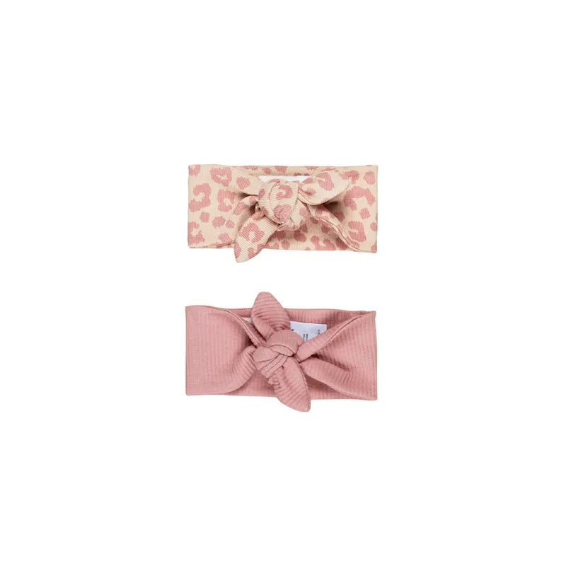 Huxbaby Peach Hux/Dusty Rose 2PK Headband