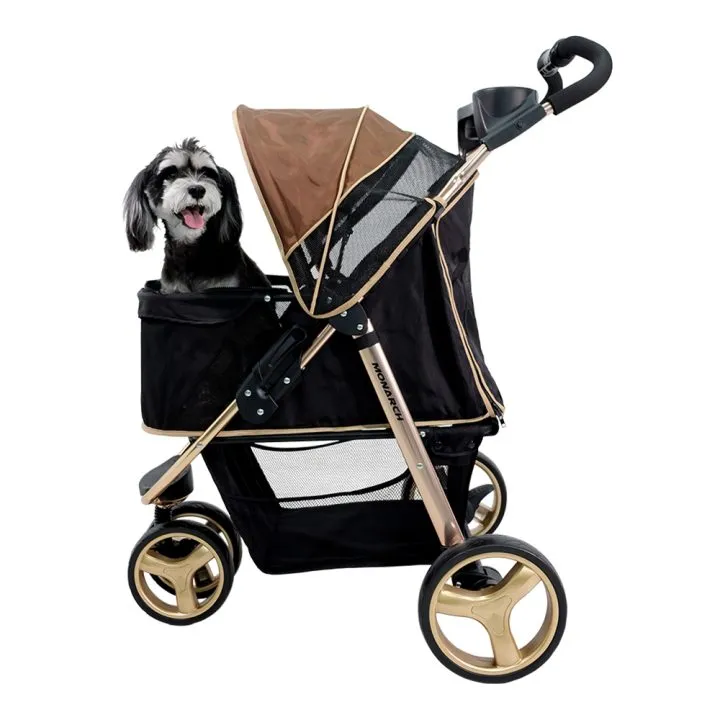 Ibiyaya Monarch Premium Pet Jogger Stroller Luxury Gold