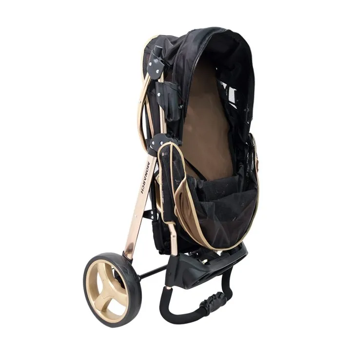 Ibiyaya Monarch Premium Pet Jogger Stroller Luxury Gold