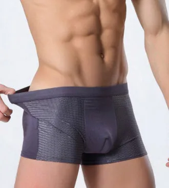 Ice Silk Men's Underwear / Mesh Boxer