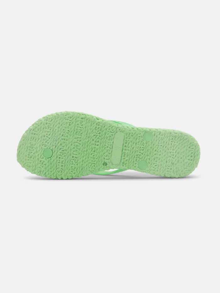 Ilse Jacobsen Flip Flops With Glitter In Bright Minty Green CHEERFUL01 Col 495