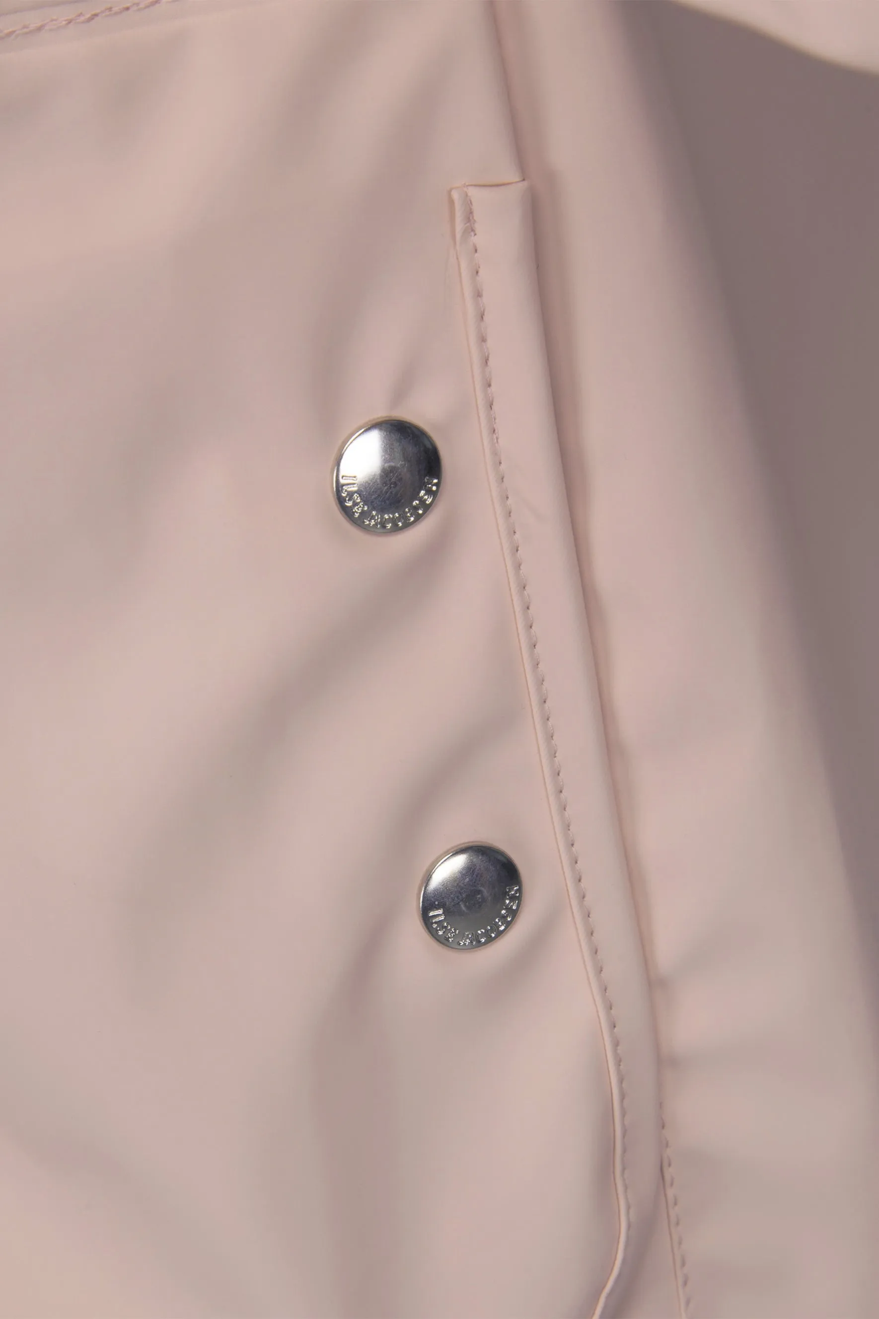 Ilse Jacobsen Hornbæk Rain 71 Hooded Rubberized Coat | Adobe Rose