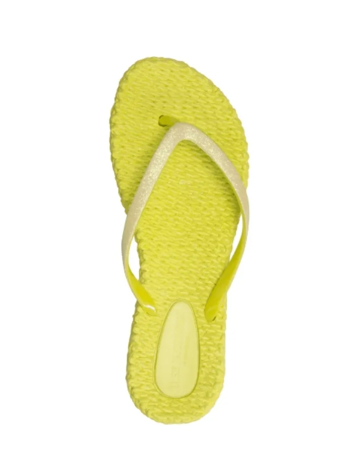 Ilse Jacobsen T Flip Flops With Glitter Cheerful 01 Lime