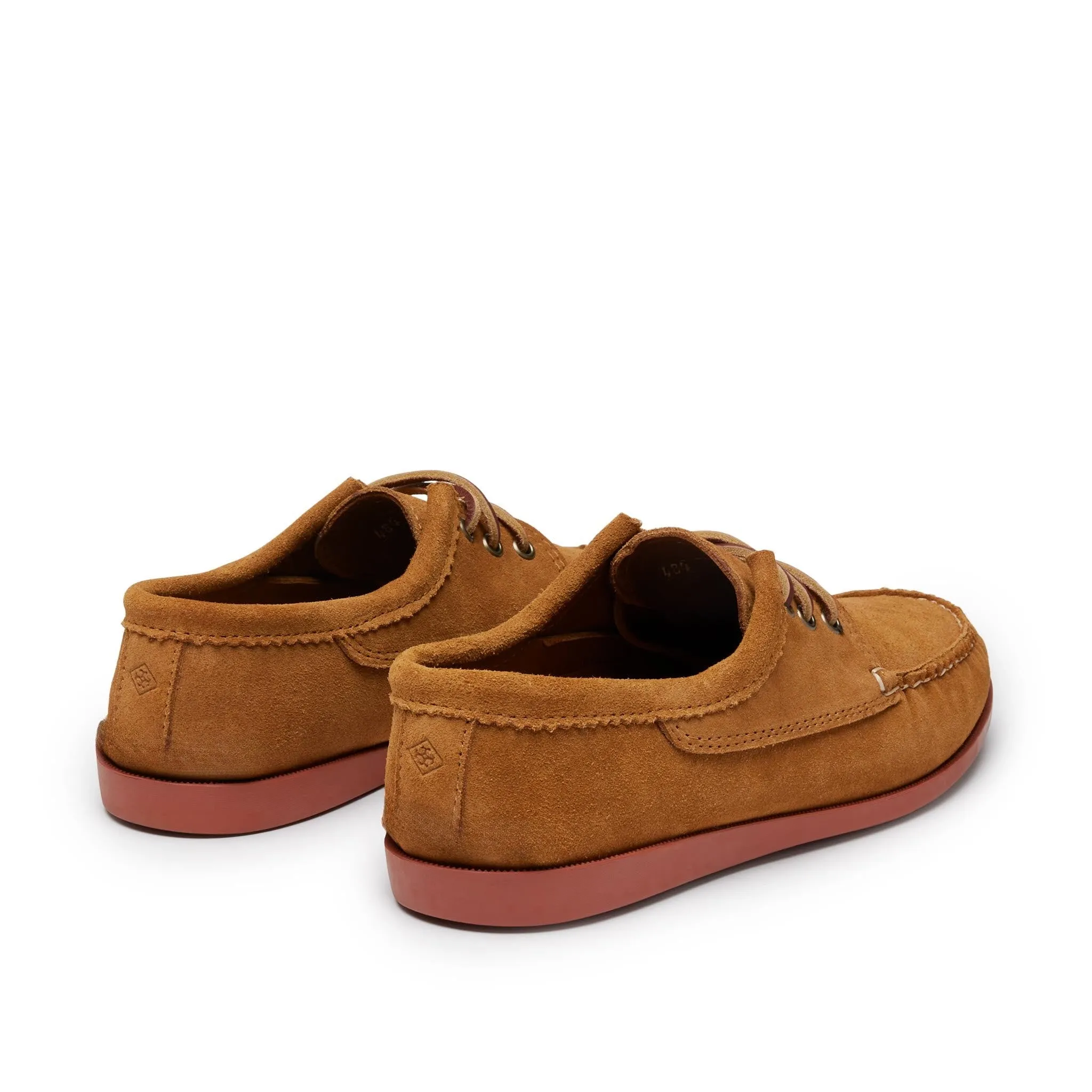 In Stock Men’s Blucher Shoe: Toast Suede