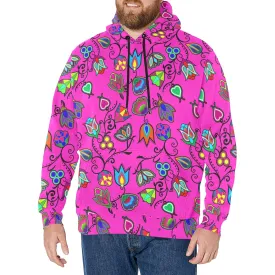 Indigenous Paisley Men's Long Sleeve Fleece Hoodie