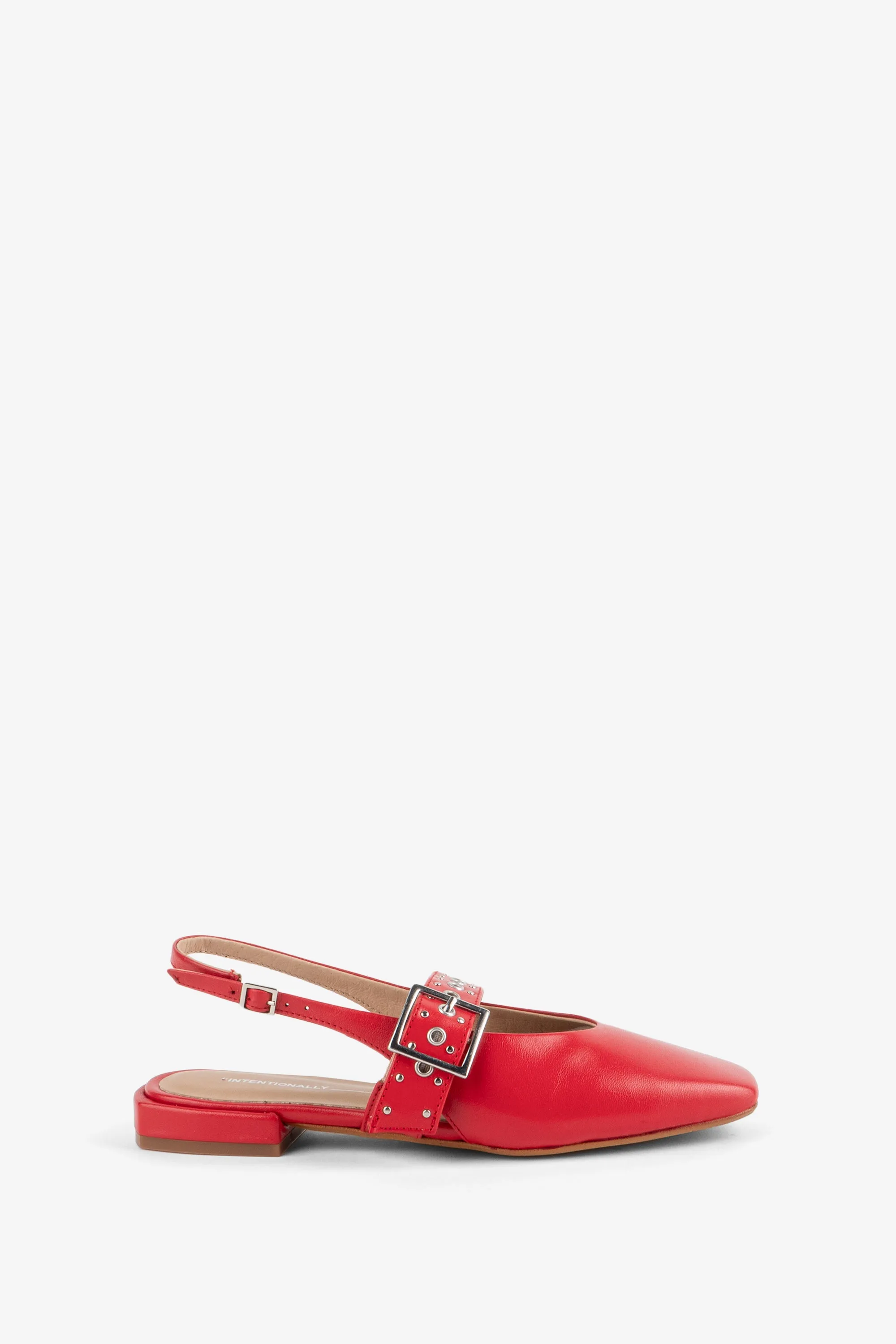 INTENTIONALLY BLANK PEARL BALLET FLAT - CHERRY