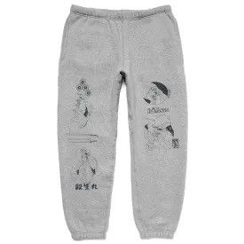 INUYASHA SESSHOMARU SWEATPANTS (HEATHER GREY)