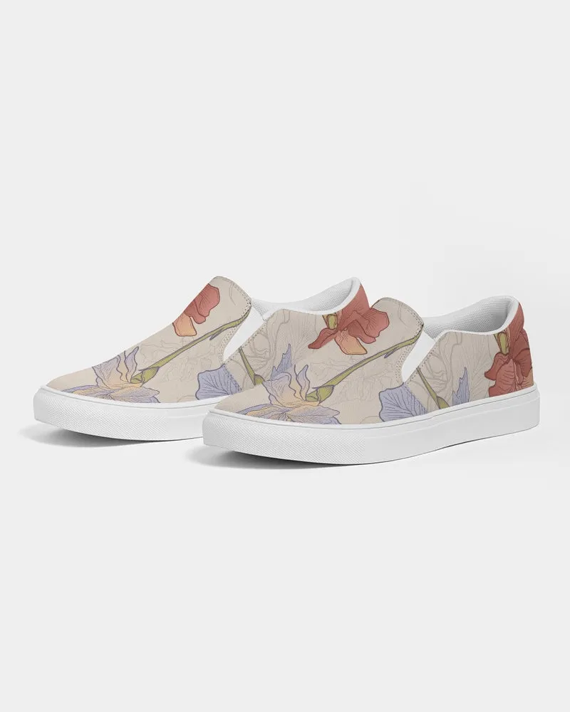 Iris Art Women's Slip-On Canvas Shoe