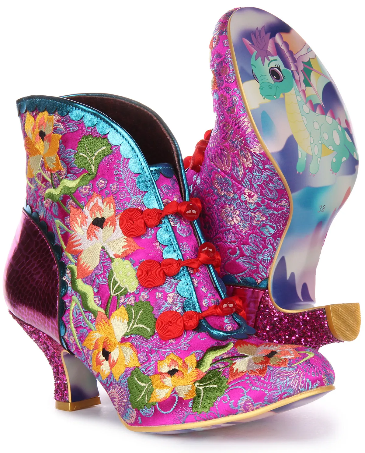 Irregular Choice Lotus Eater In Pink Multi For Women