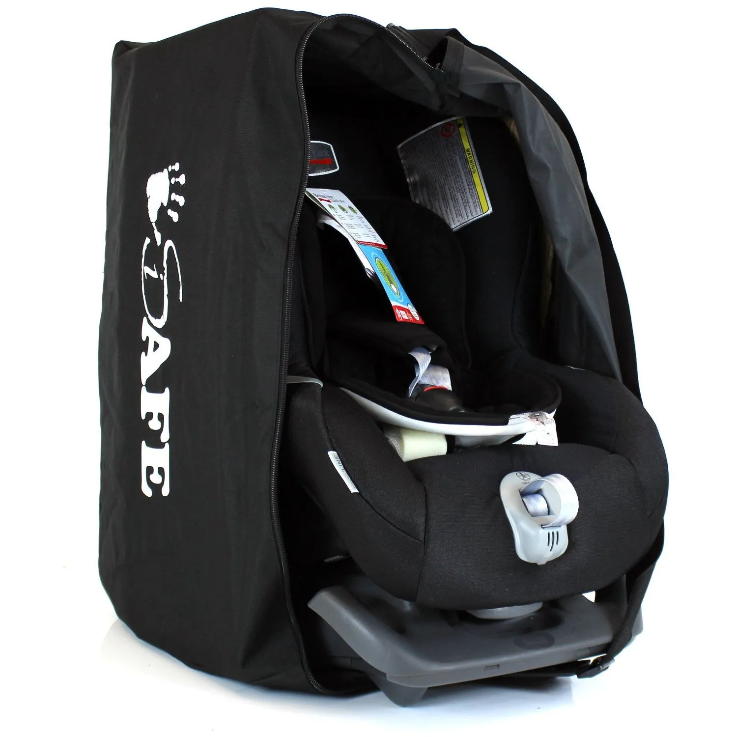 iSafe Universal Carseat Travel / Storage Bag For Britax Duo Plus ISOFIX Car Seat (Black Thunder)